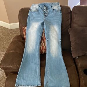 Bell bottom jeans